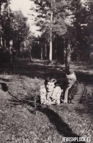 Wilhelm Szenwic with his wife Eugenia née Ettinger, 1930 (photo from the private collection of Jenny Grabowski)